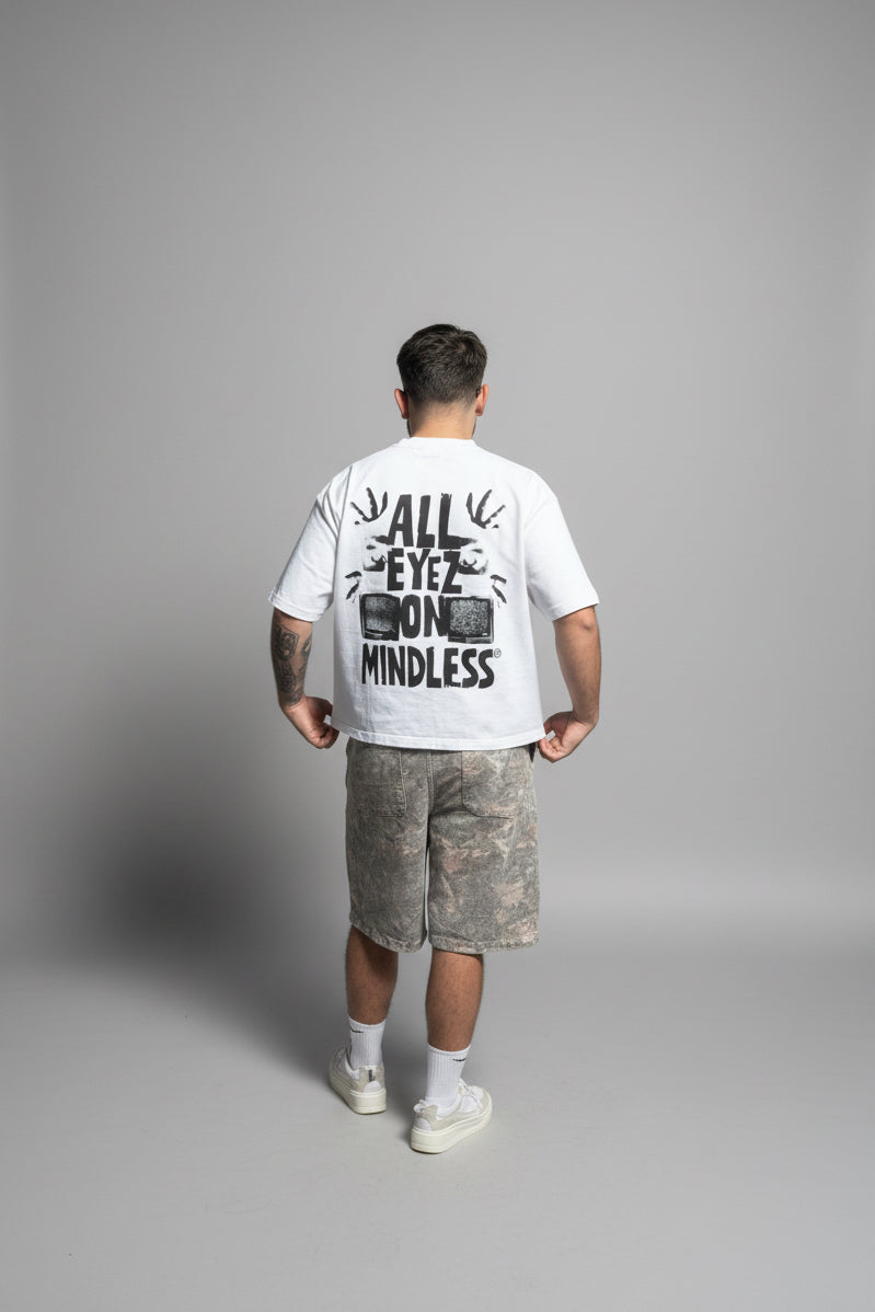 ‘ALL EYEZ ON MINDLESS’ Boxy Fit Tee | V1