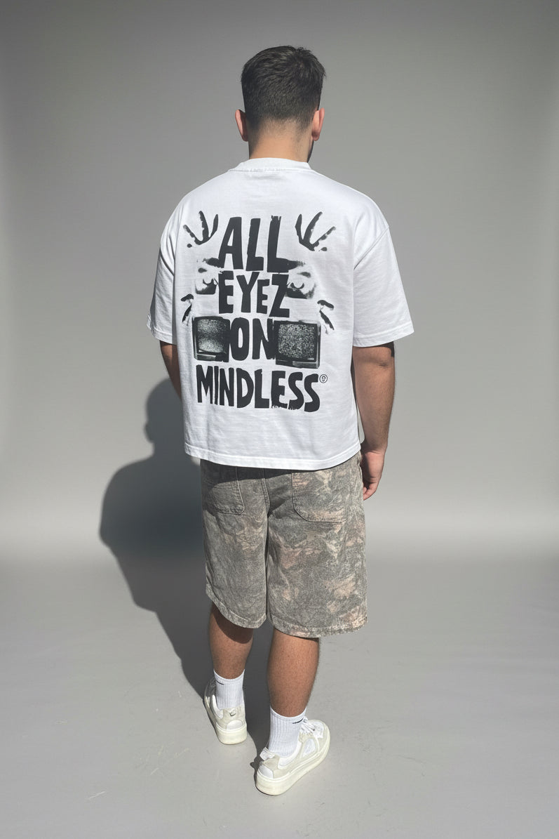 ‘ALL EYEZ ON MINDLESS’ Boxy Fit Tee | V2