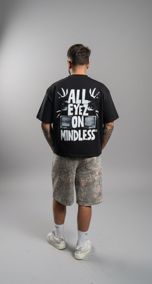 ‘ALL EYEZ ON MINDLESS’ Boxy Fit Tee | V2