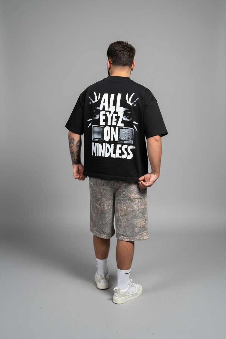 ‘ALL EYEZ ON MINDLESS’ Boxy Fit Tee | V2